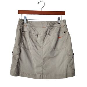NIKE‎ GOLF cargo mini skirt tan orange size 4